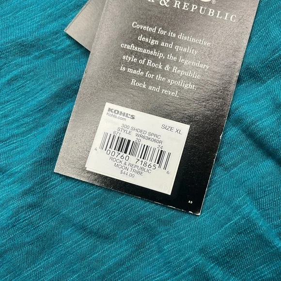Women’s Rock & Republic top - Size: XL - Brand new with tags - Picture 7 of 8